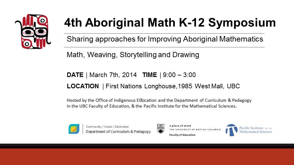 2014 Aboriginal Math Symposium